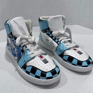 Anime Demon Slayer Sneakers High Top Fashion Shoes‎ Cosplay